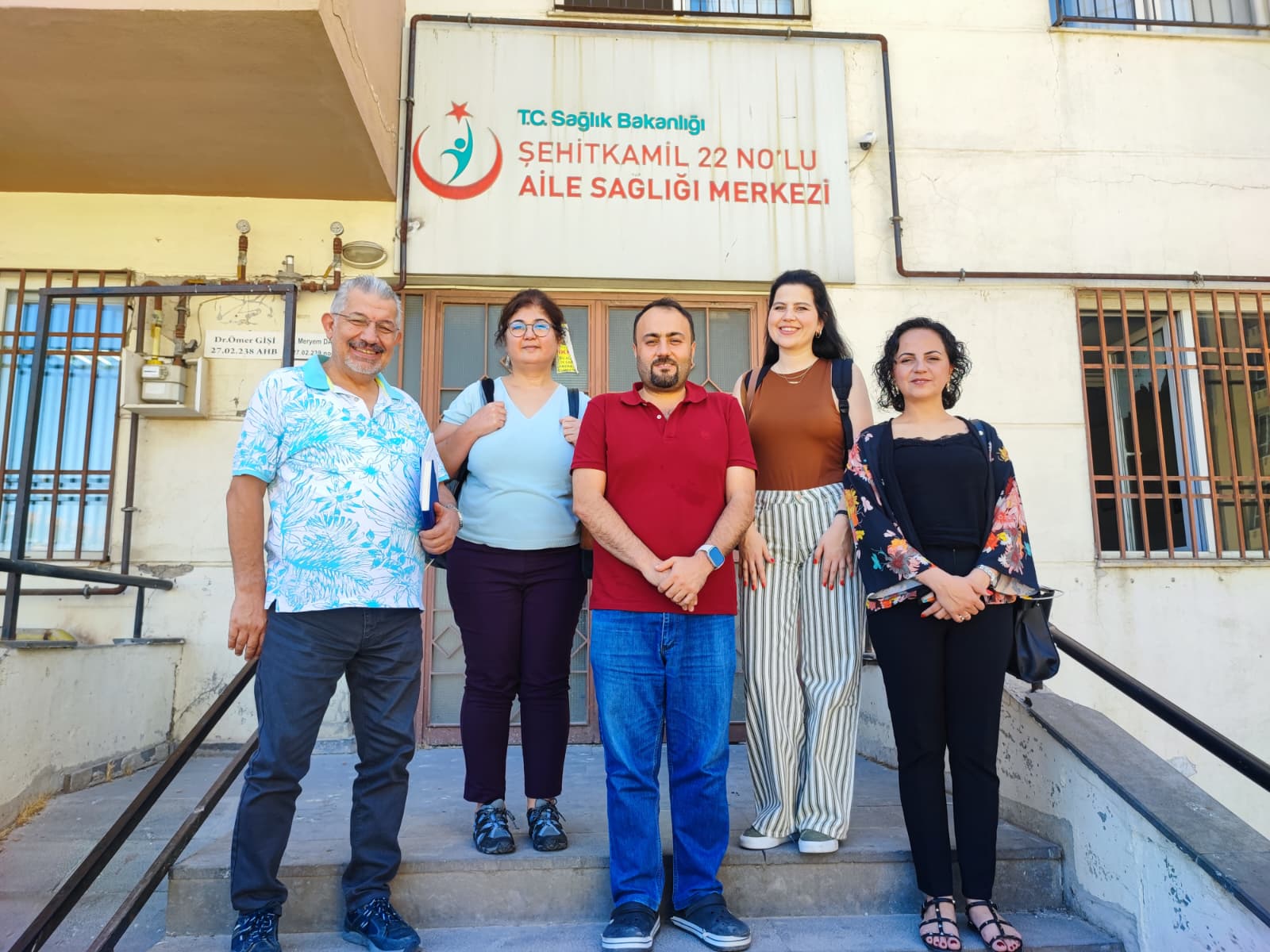 Proje ekibinden bir kare
