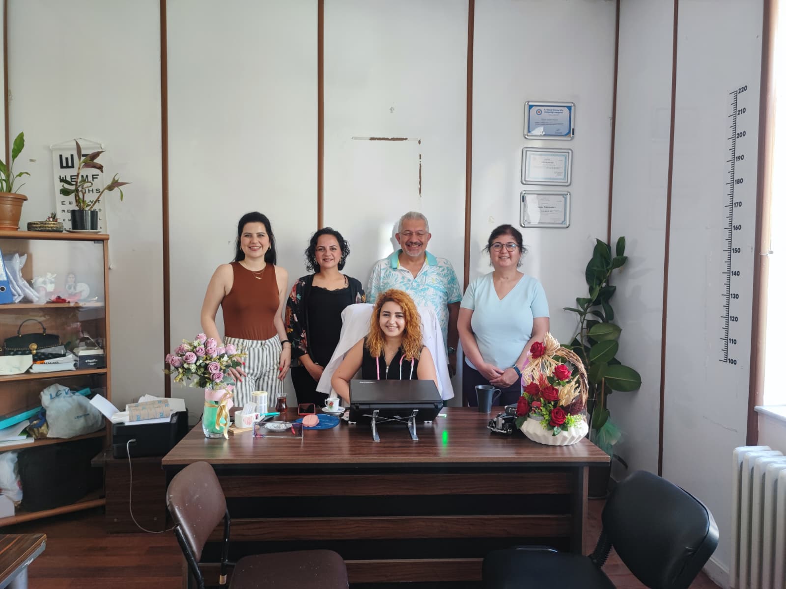 Proje ekibinden bir kare